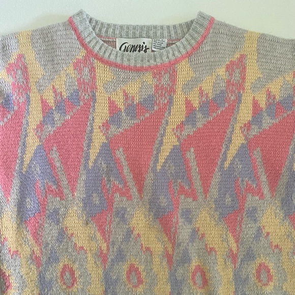 Vintage Retro 90s Pastel Sweater - Picture 4 of 10
